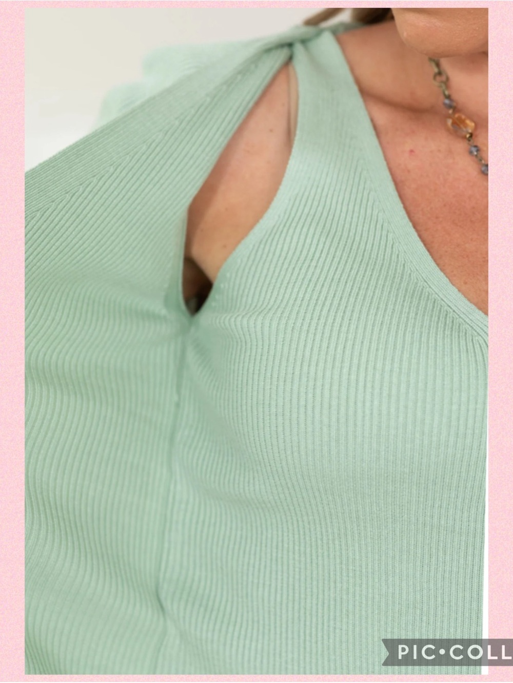 💖Tank & Cardigan Layered Ribbed Sweater💖 - Picture 16 of 16